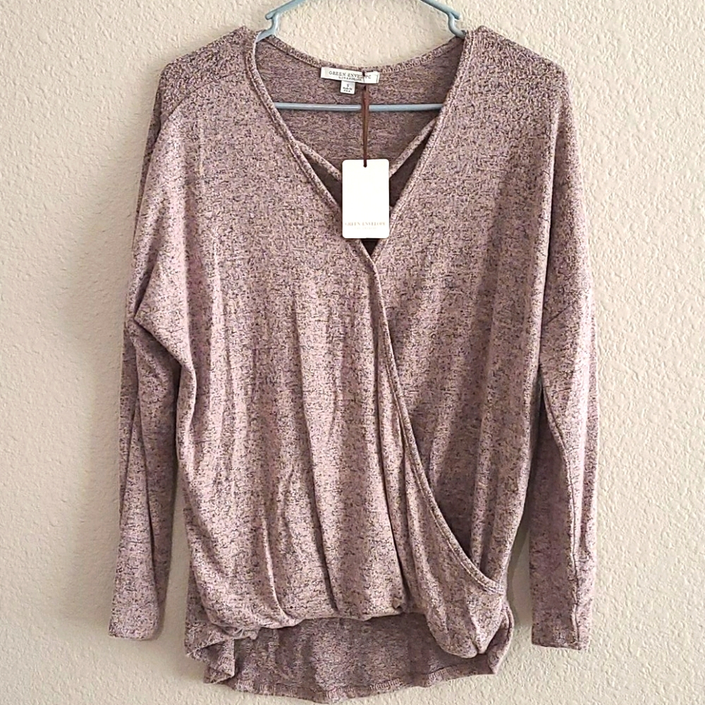 Green Envelope los Angeles Casual Cream Top,